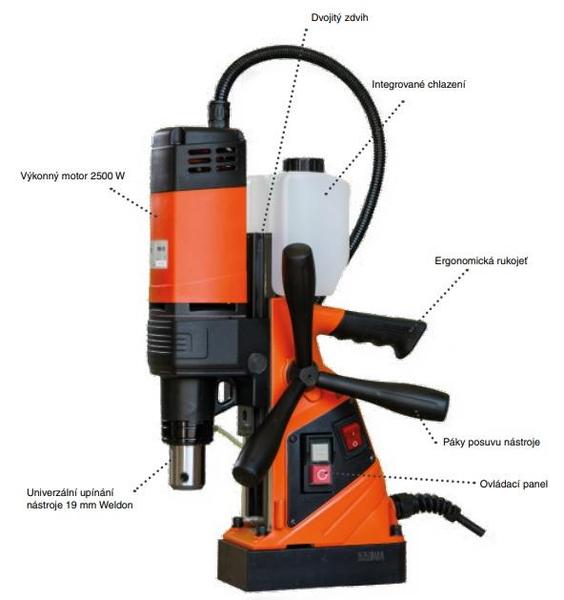 Vrtačka magnetická MINI 35 N.KO