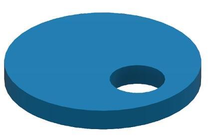 Zarážka excentrická PLUS o průměru 100 mm, pro stoly GPPH s průměrem děr 16 mm