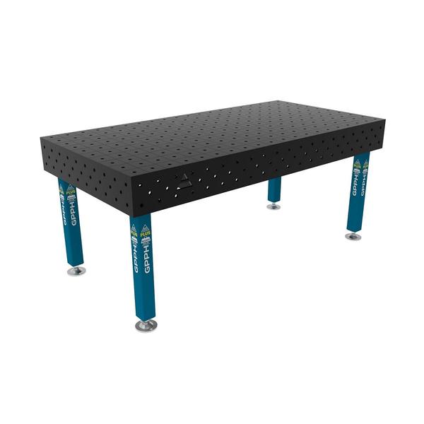 Stůl svařovací GPPH PLUS 2000 x 1000 mm, bez koleček, mřížka 100 x 100, s průměrem děr 16 mm