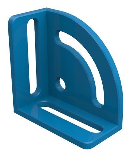 Úhelník 90° PRO (200 x 200), pro stoly GPPH s průměrem děr 16 mm