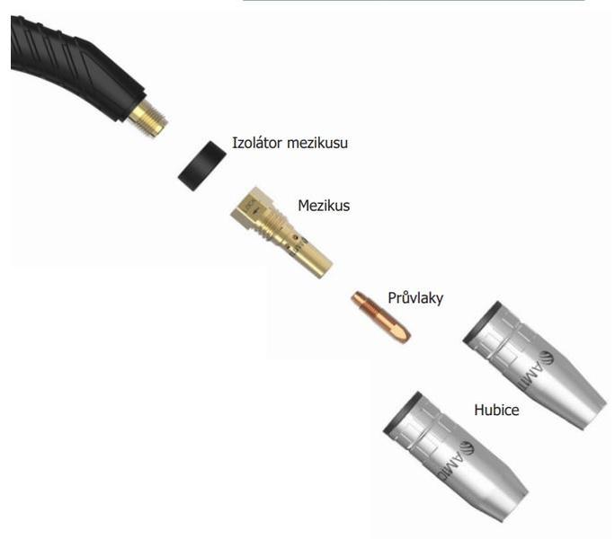 Izolátor mezikusu pro hořák ARC M1
