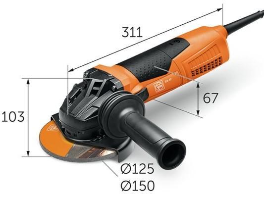 Bruska úhlová CG 17-125 FEIN