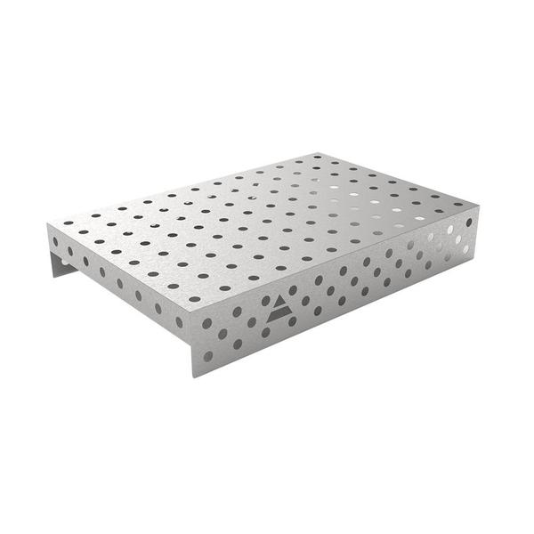 Kryt z nerezové oceli 1200 x 800 mm, pro stoly GPPH s průměrem děr 16 mm