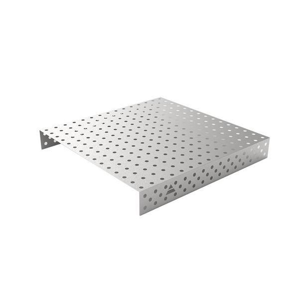 Kryt z nerezové oceli 1500 x 1480 mm, pro stoly GPPH s průměrem děr 16 mm