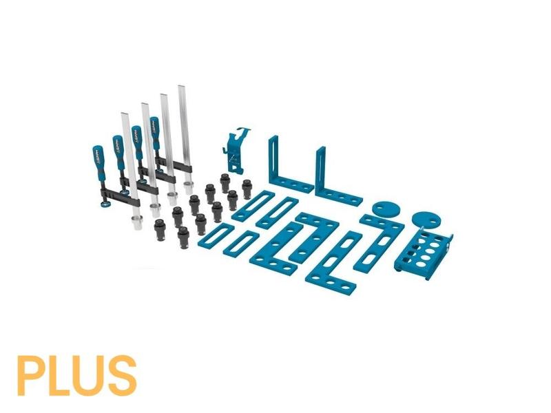 Sada příslušenství 28 ks pro stoly GPPH PLUS s průměrem děr 16 mm