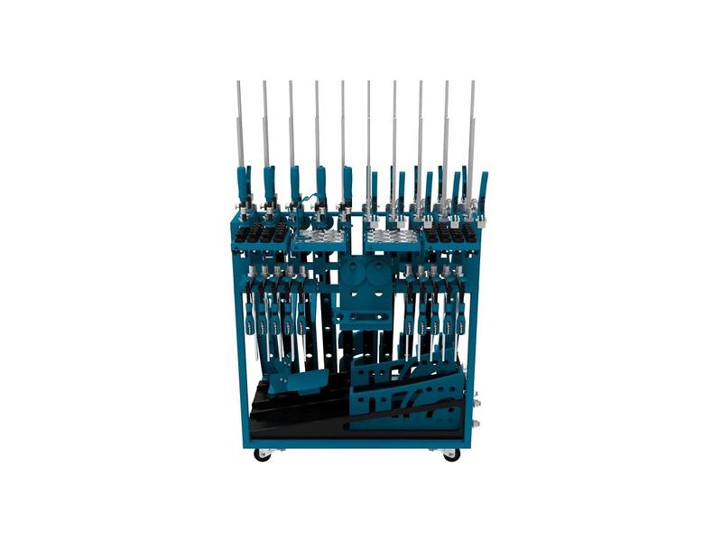 Vozík úložný GPPH na příslušenství - vel. L, pro příslušenství s průměrem děr 16 mm