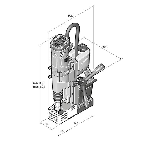 Vrtačka magnetická KBU 35 Q FEIN
