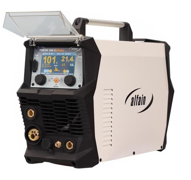 Invertorová svářečka PERUN 200 SDpulse + plynová hadička + zemnící kabel
