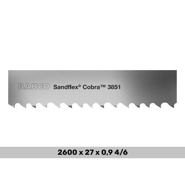 Pás pilový 3851 BAHCO 2600 x 27 x 0,9 4/6