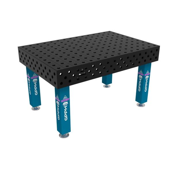 Stůl svařovací GPPH EXPERT 1500 x 1000 mm, bez koleček, s průměrem děr 28 mm