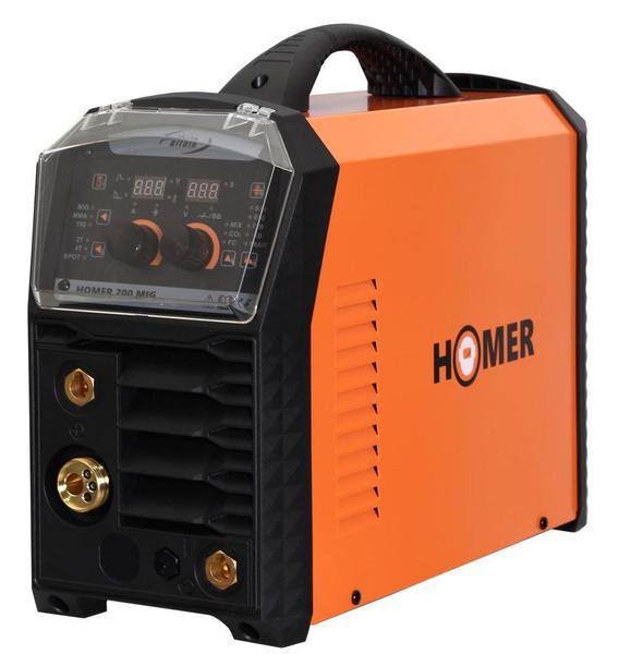 Invertorová svářečka HOMER 200 MIG + hořák + zemnící kabel + plyn. hadička