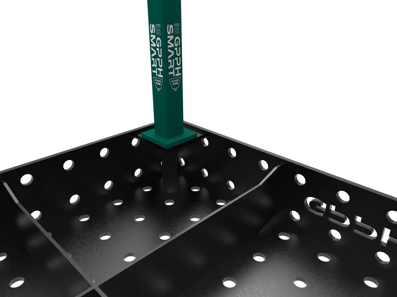 Stůl svařovací GPPH SMART 15 mm 2000 x 1000 mm, bez koleček, s průměrem děr 16 mm